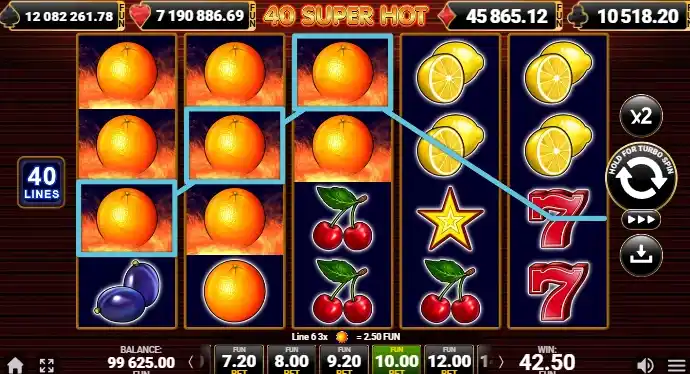 Како се игра 40 Super Hot