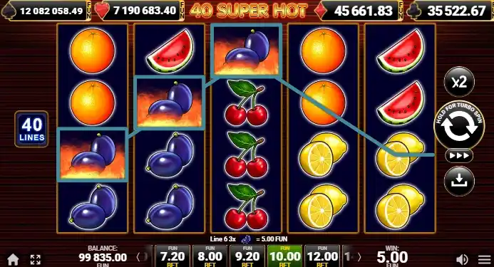 Играње 40 Super Hot за вистински пари